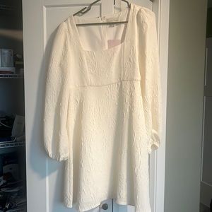 Sachin & Babi ivory dress with tags. Size 8